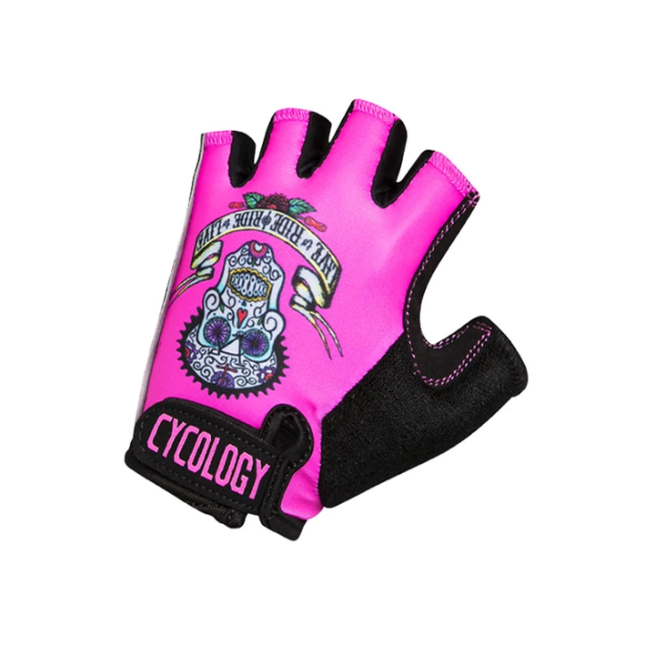 
                  
                    Day of the Living Cycling Gloves (Pink)
                  
                