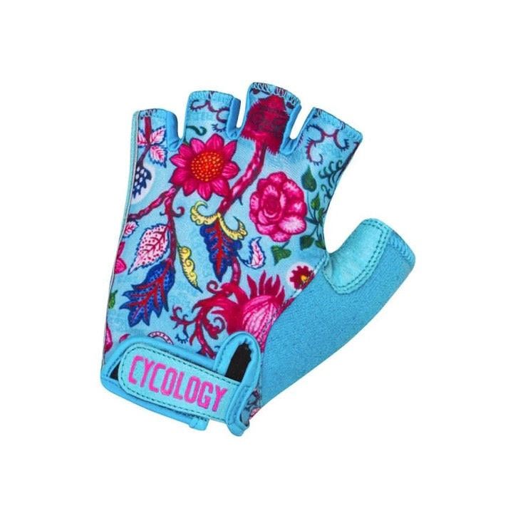 
                  
                    Secret Garden Cycling Gloves (Blue)
                  
                