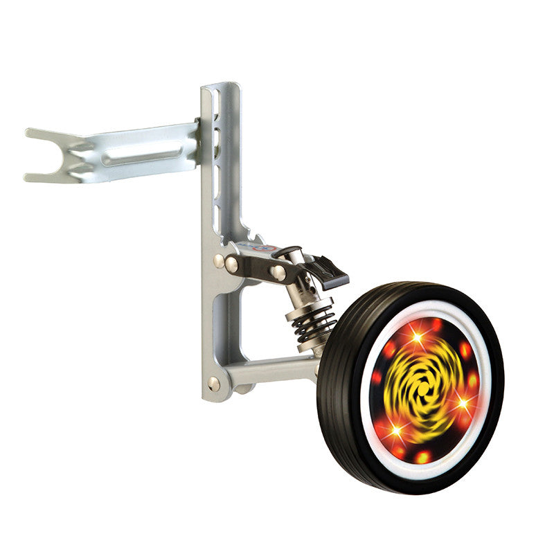 Fold up training wheels with suspensions and LED-light , Accessories - HB, Hello, Bicycle! (sg)
 - 1