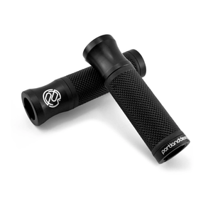 Portland Design Works Speed Metal Grips Black 128mm